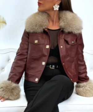 CHAQUETA PUÑOS Y CUELLO PELO SOHOS