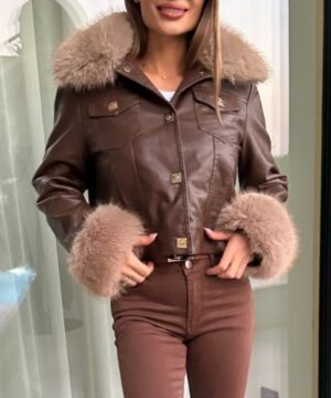 CHAQUETA PUÑOS Y CUELLO PELO SOHOS